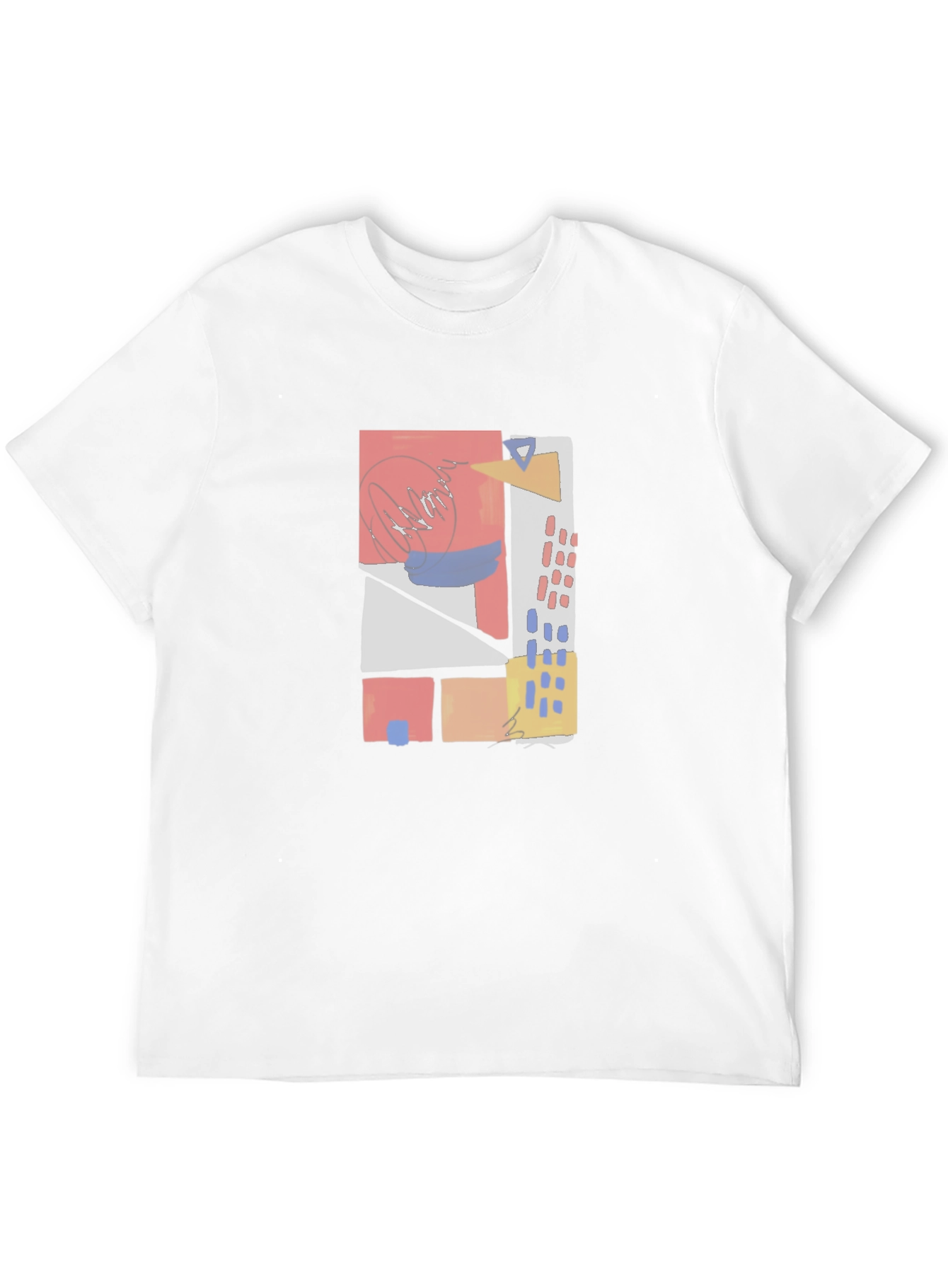 Abstract Geometric T-Shirt - Modern Art Wear