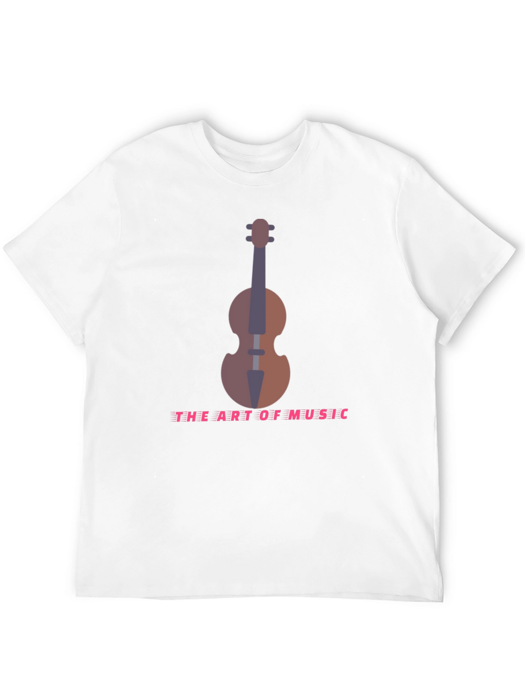 Art of Music T-Shirt - Black Musical Instrument Design