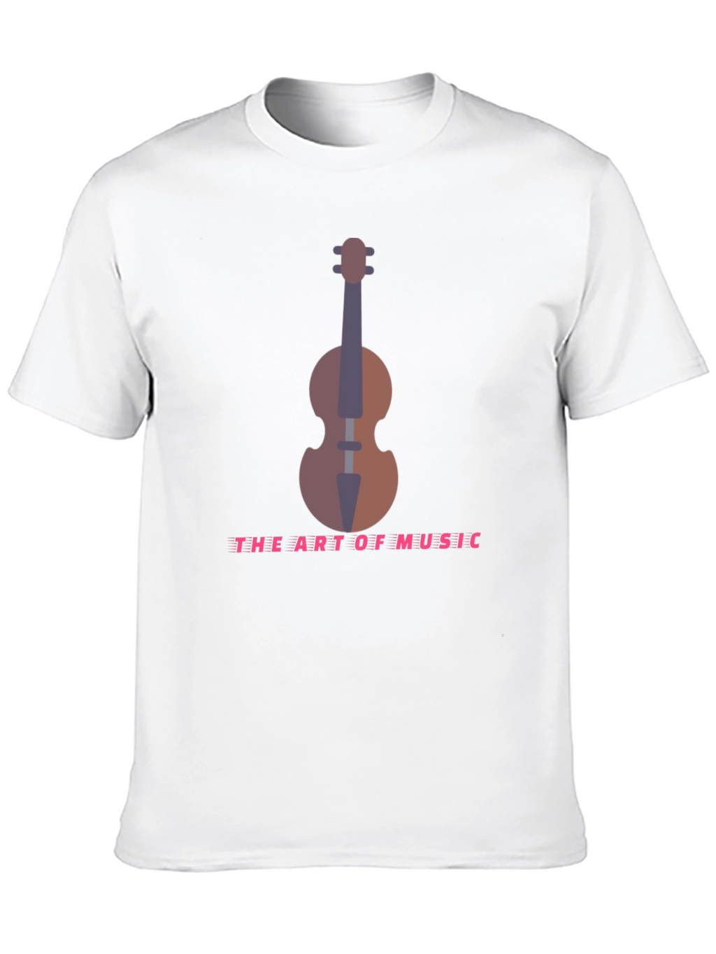Art of Music T-Shirt - Black Musical Instrument Design