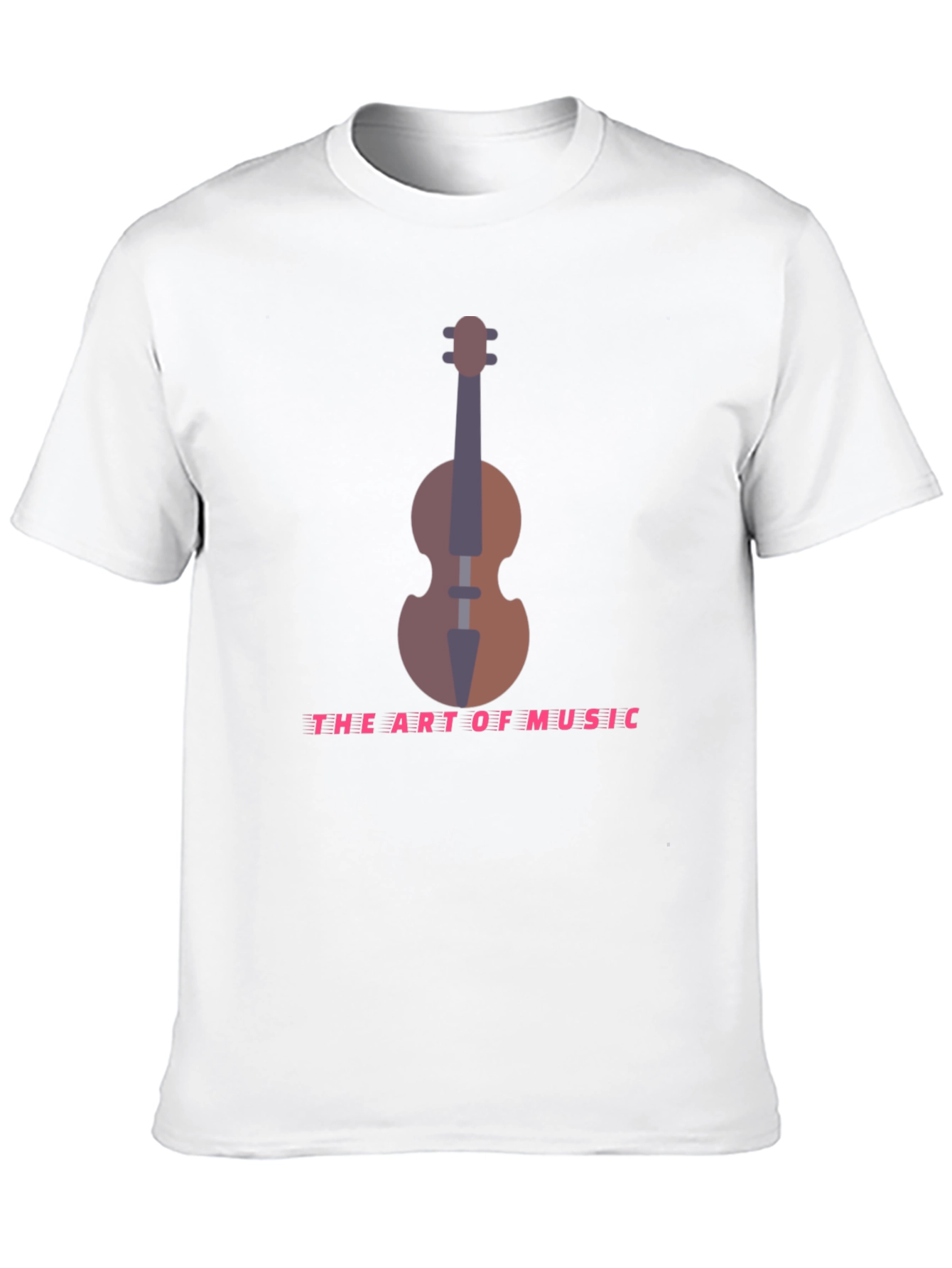 Art of Music T-Shirt - Black Musical Instrument Design