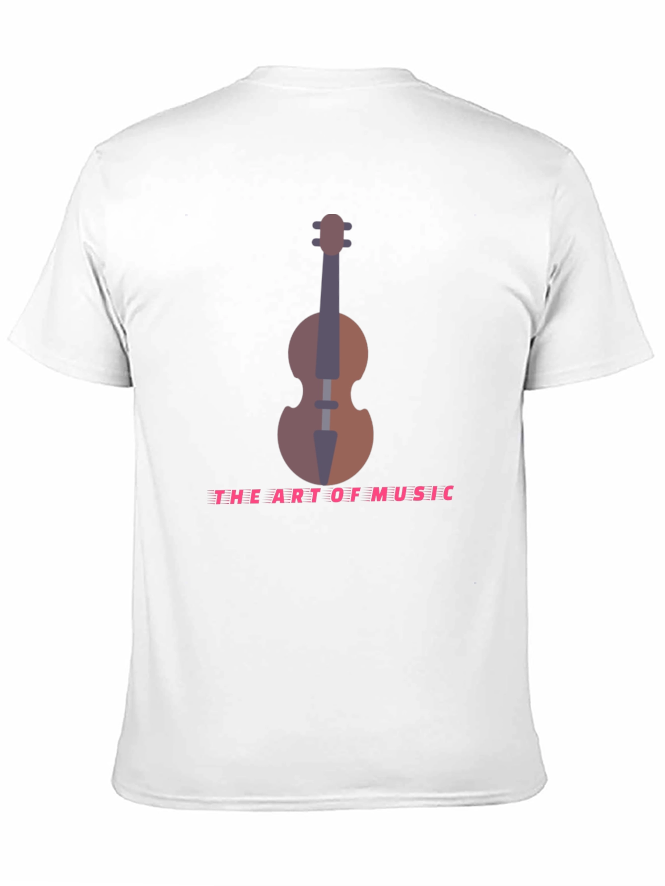 Art of Music T-Shirt - Black Musical Instrument Design