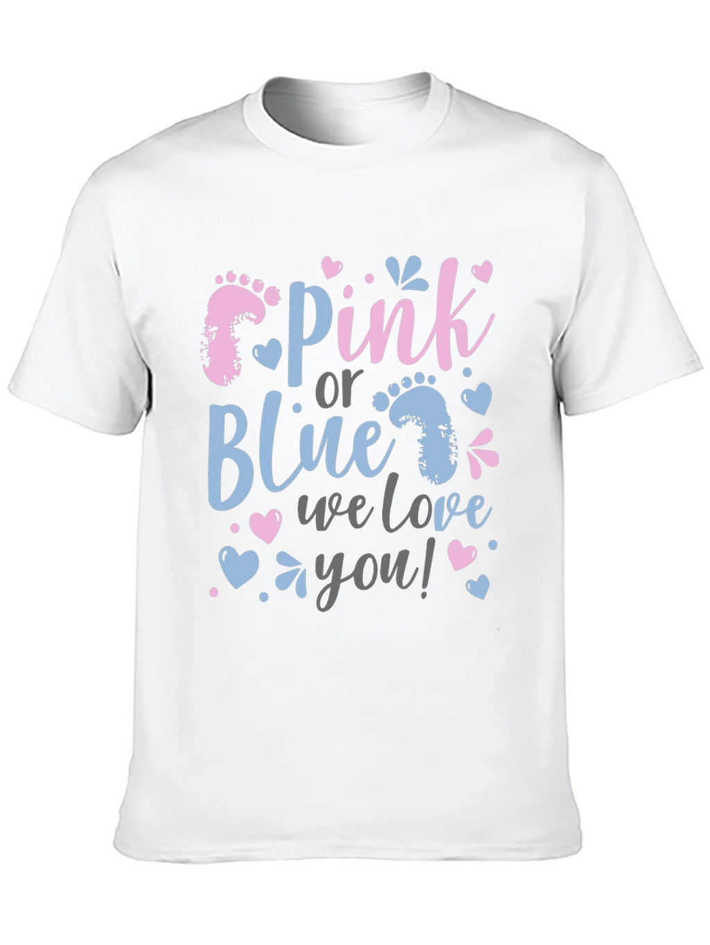 Pink or Blue Gender Reveal T-Shirt