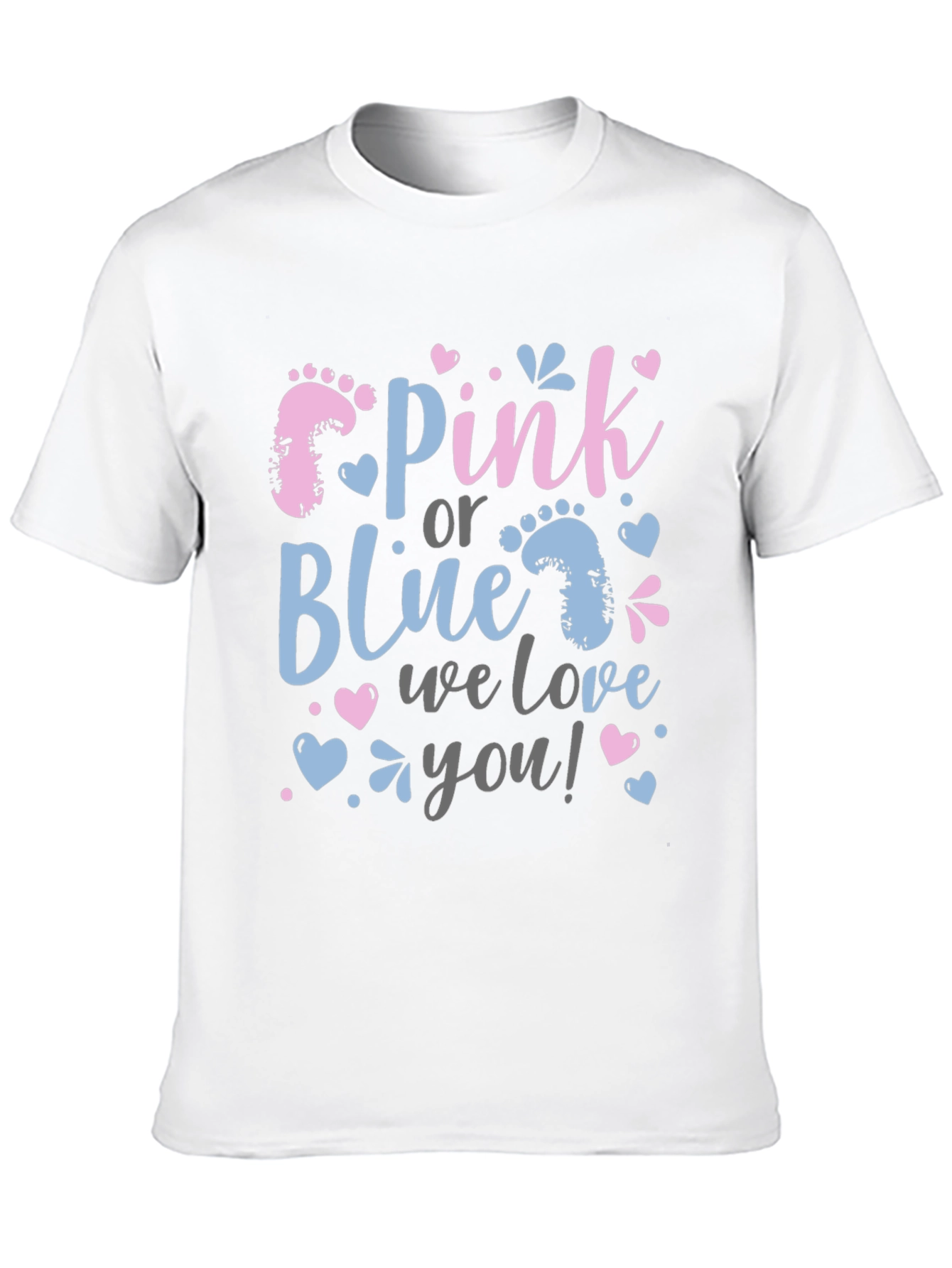 Pink or Blue Gender Reveal T-Shirt