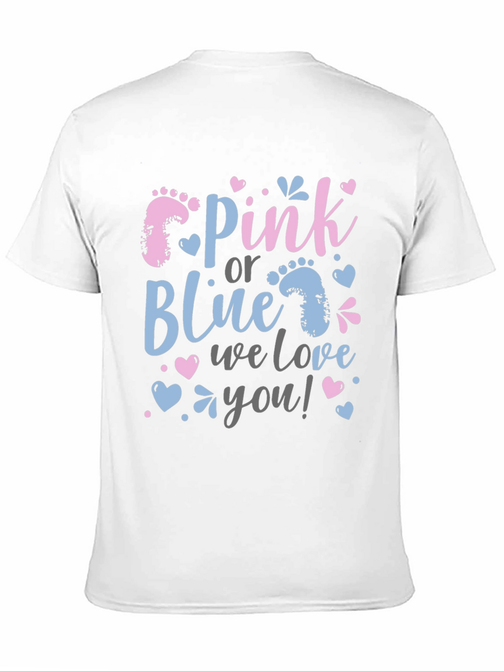 Pink or Blue Gender Reveal T-Shirt