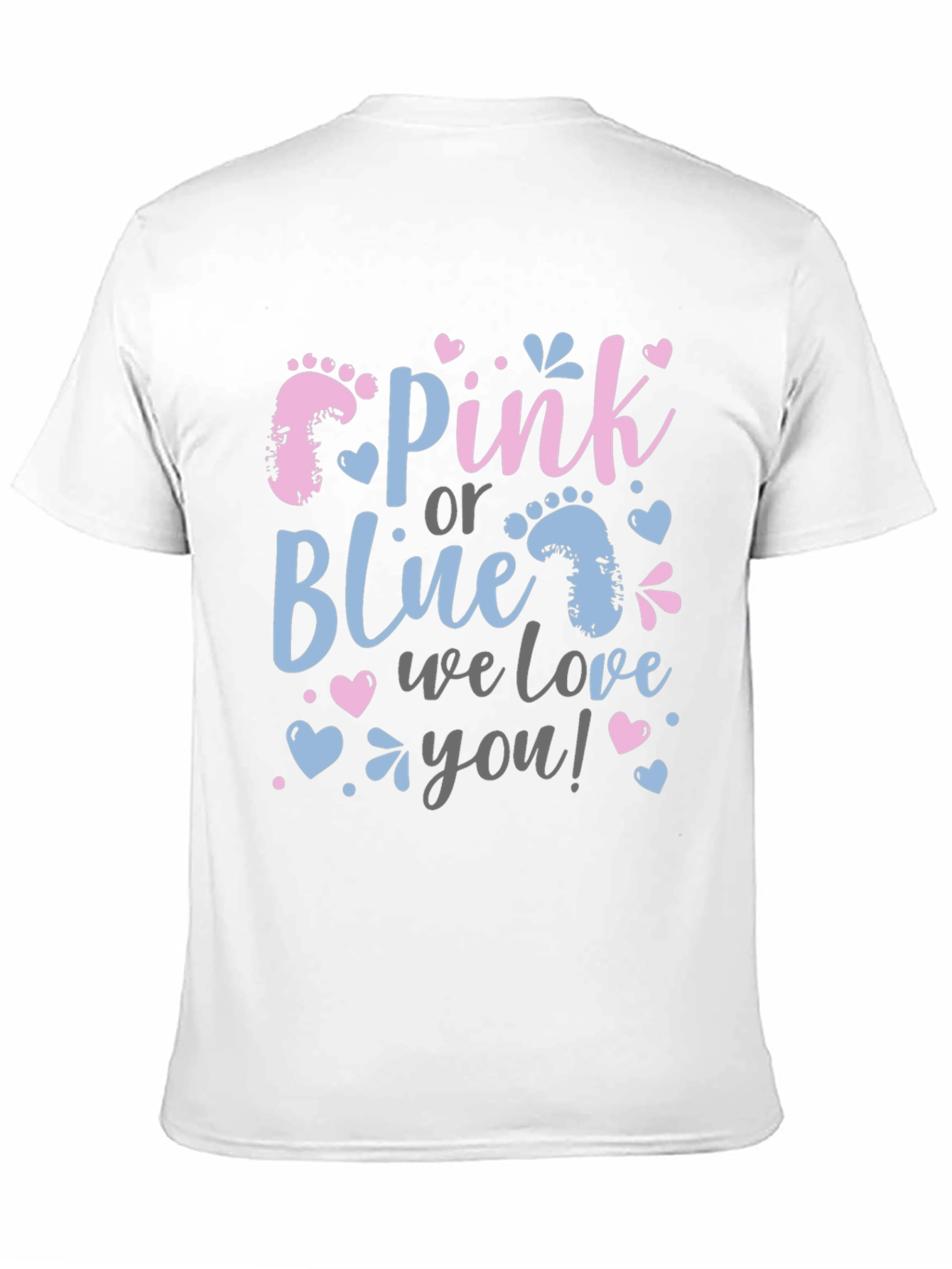 Pink or Blue Gender Reveal T-Shirt