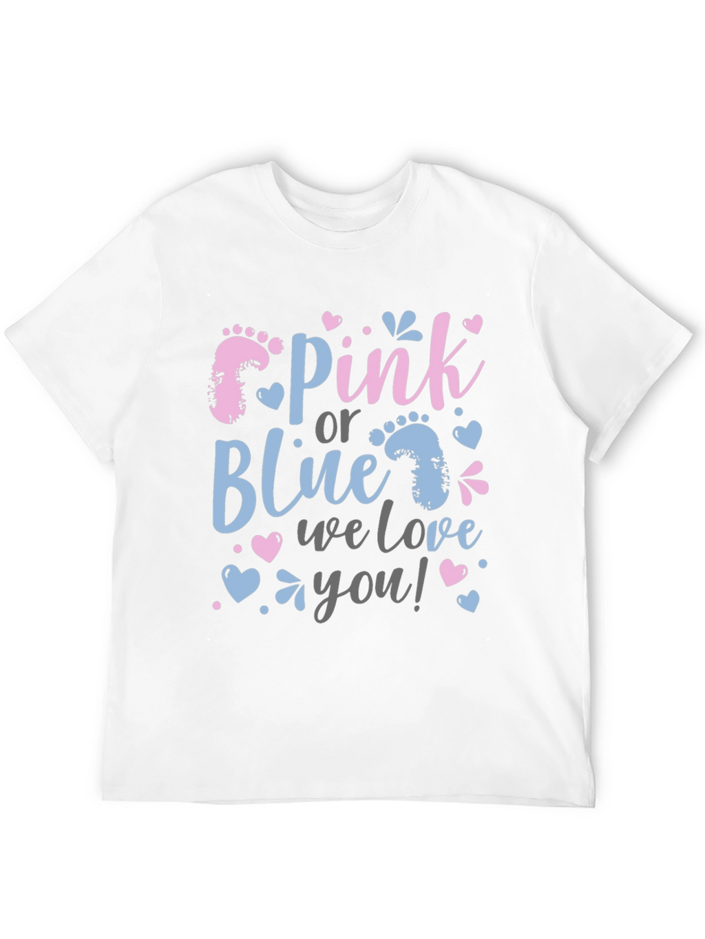 Pink or Blue Gender Reveal T-Shirt
