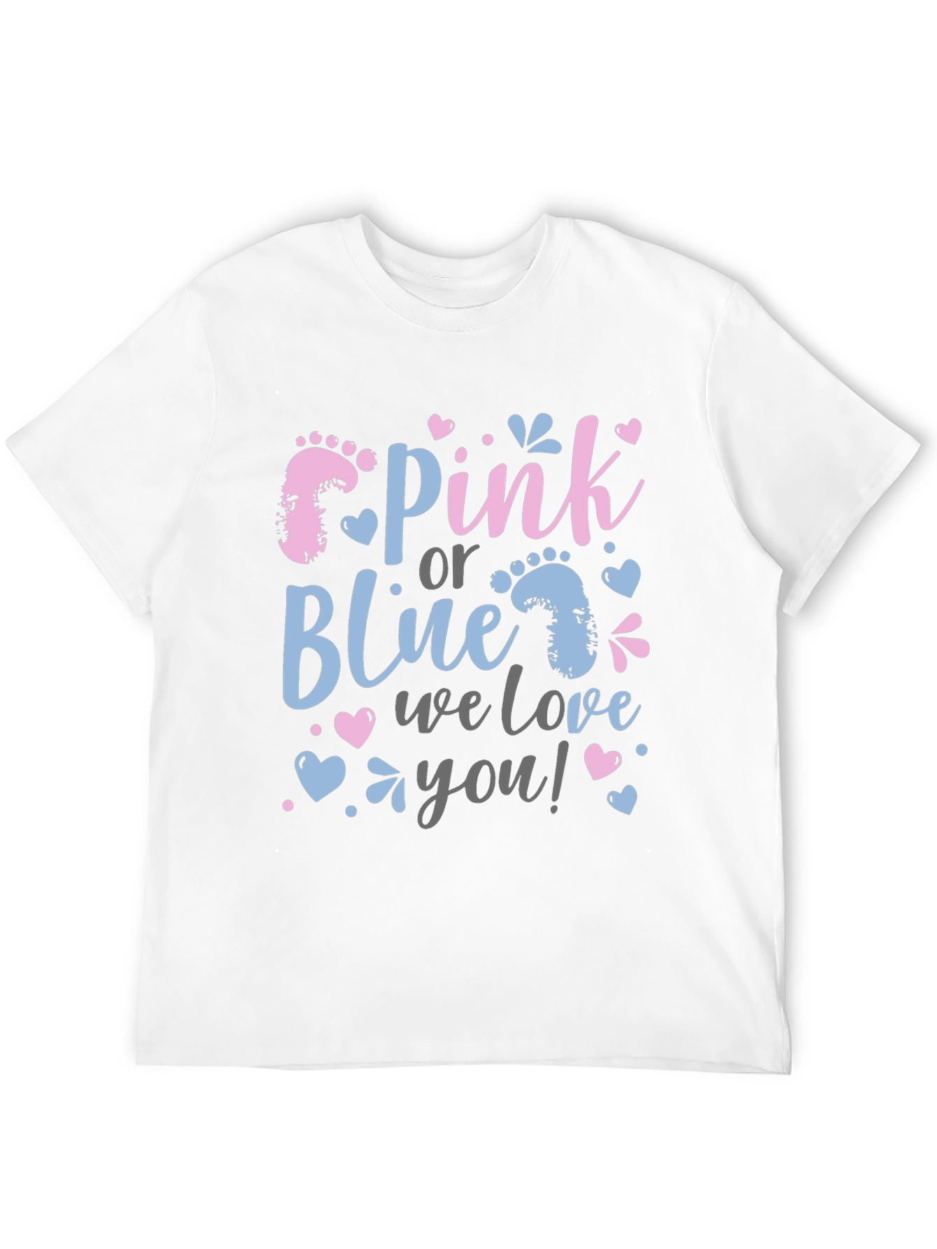 Pink or Blue Gender Reveal T-Shirt