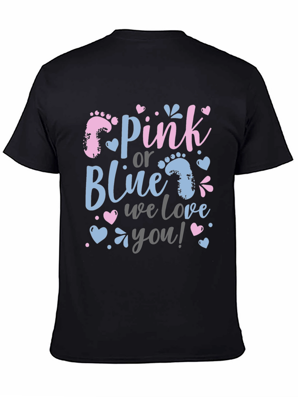 Pink or Blue Gender Reveal T-Shirt