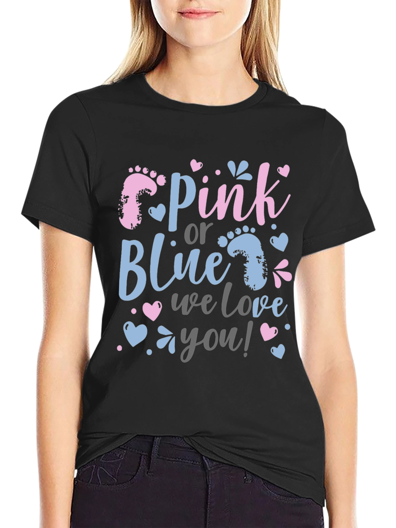 Pink or Blue Gender Reveal T-Shirt