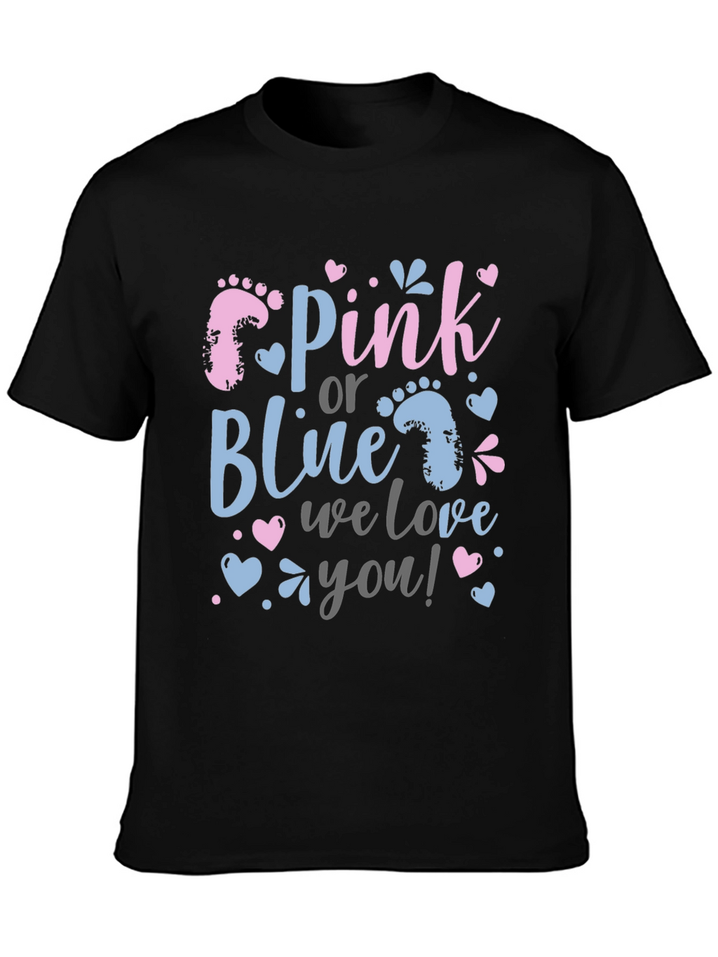 Pink or Blue Gender Reveal T-Shirt