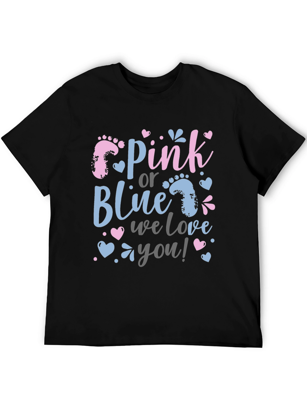 Pink or Blue Gender Reveal T-Shirt