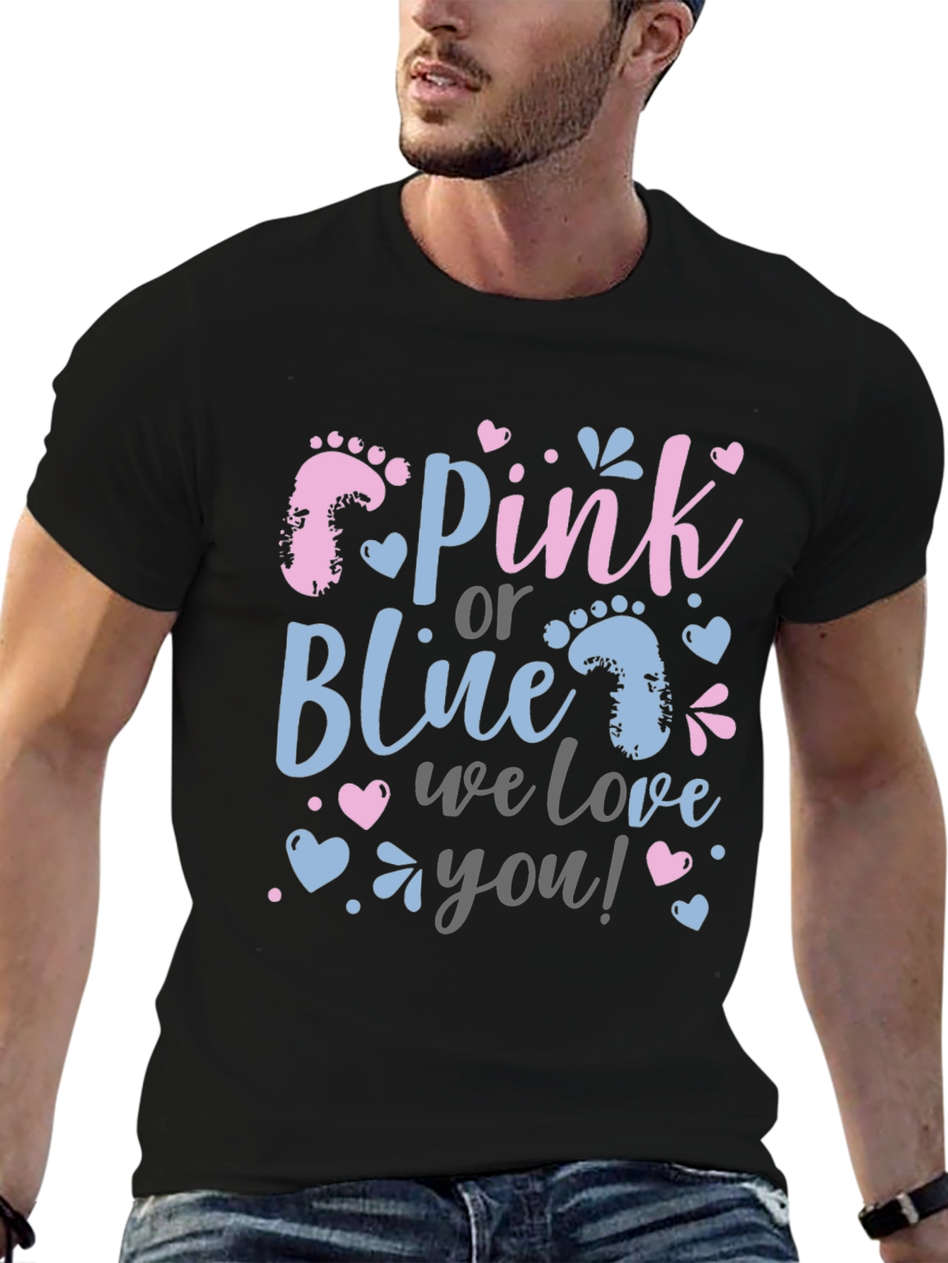 Pink or Blue Gender Reveal T-Shirt