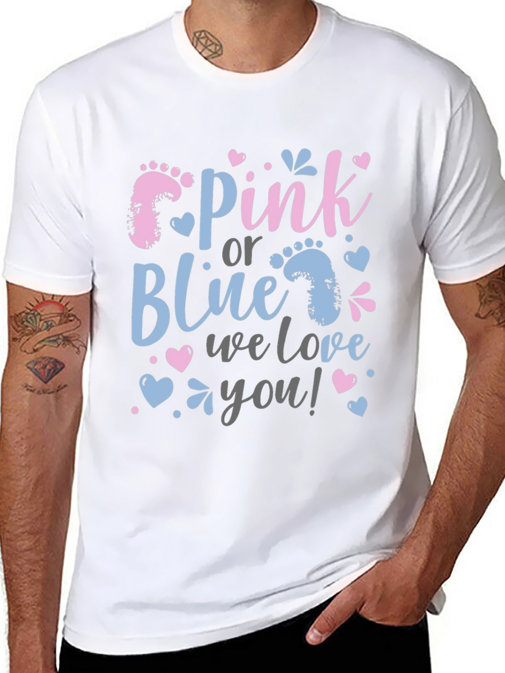Pink or Blue Gender Reveal T-Shirt