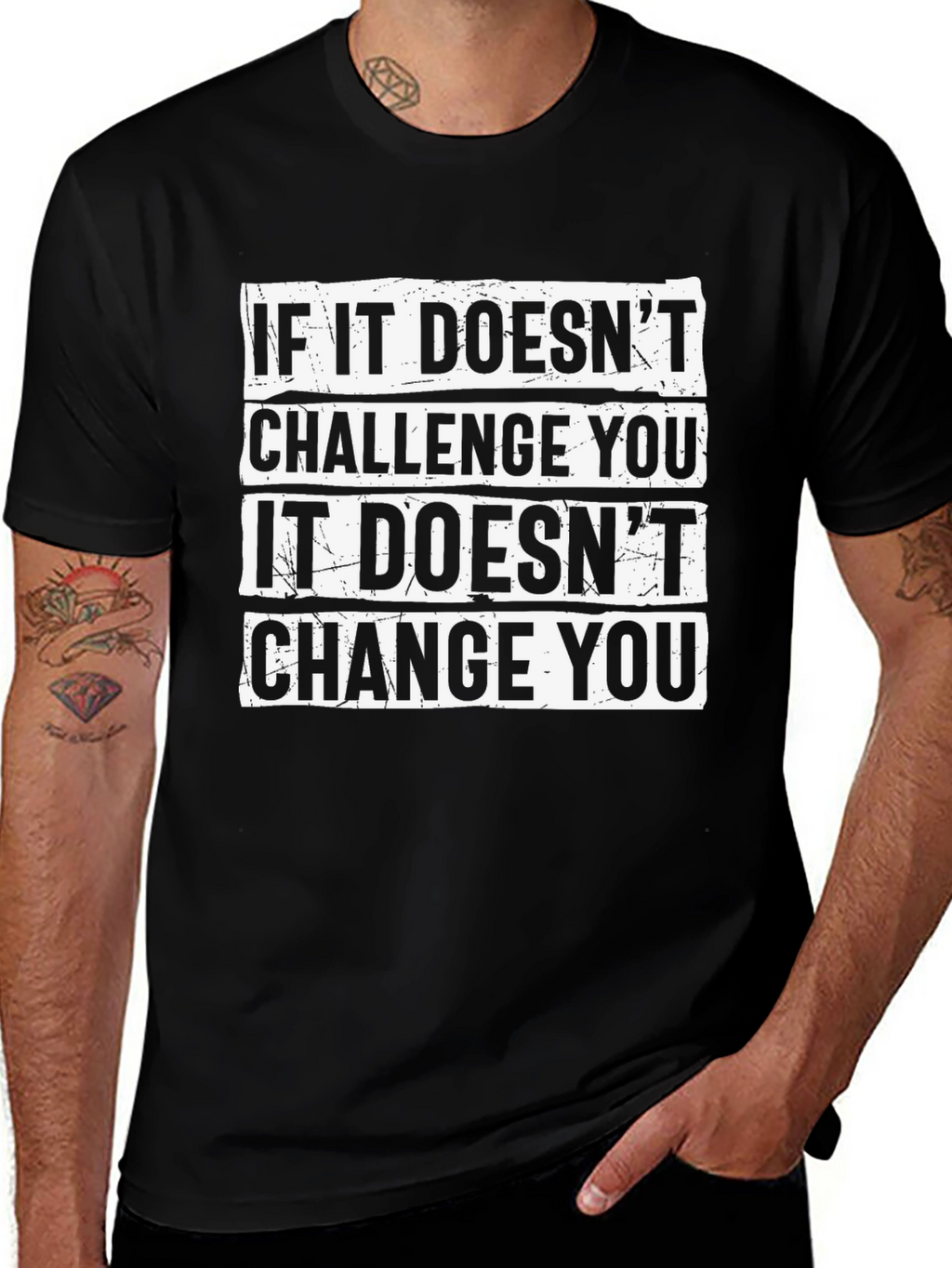 Motivational T-Shirt: Challenge & Change