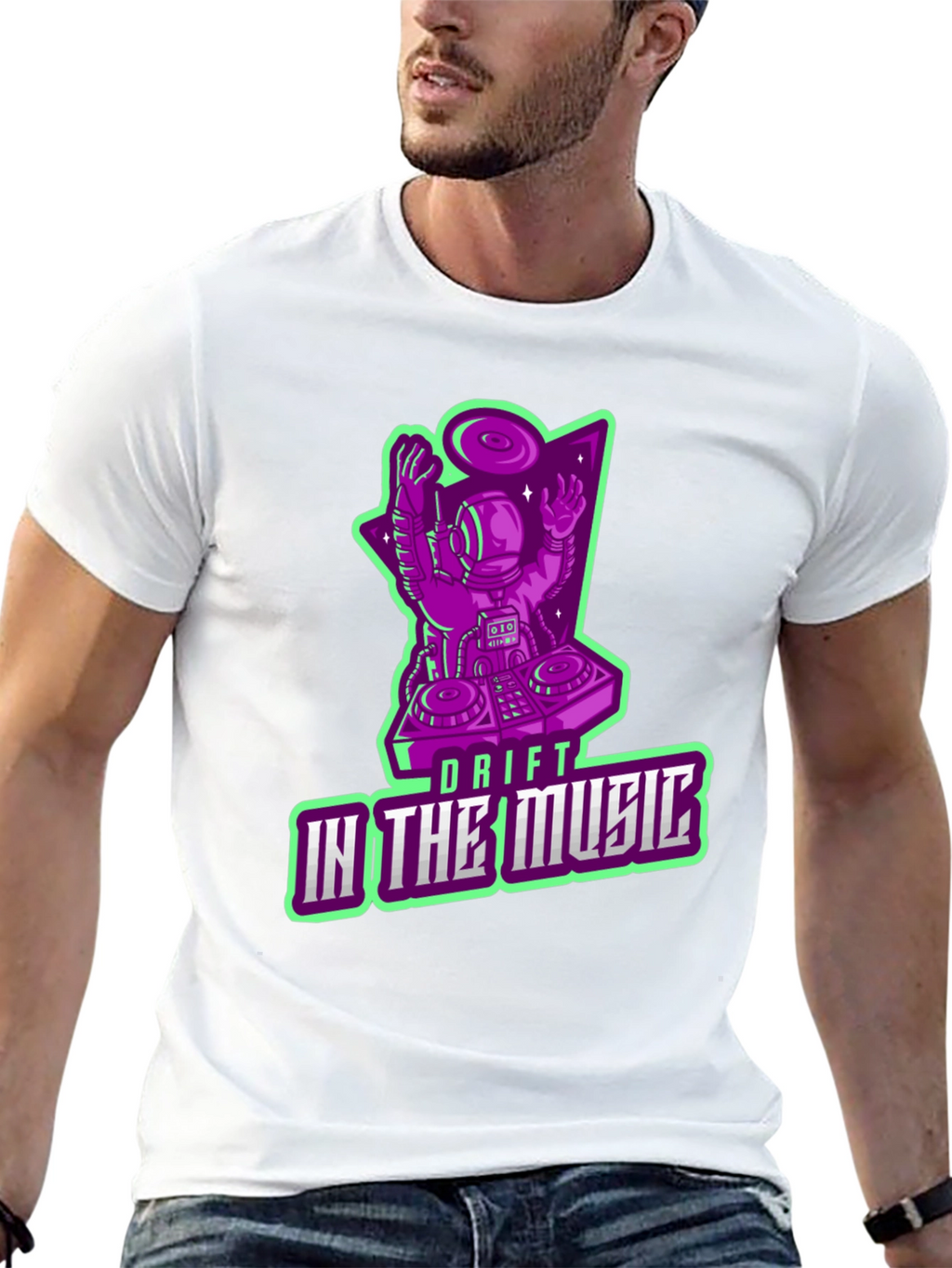 Drift In The Music Graphic T-Shirt