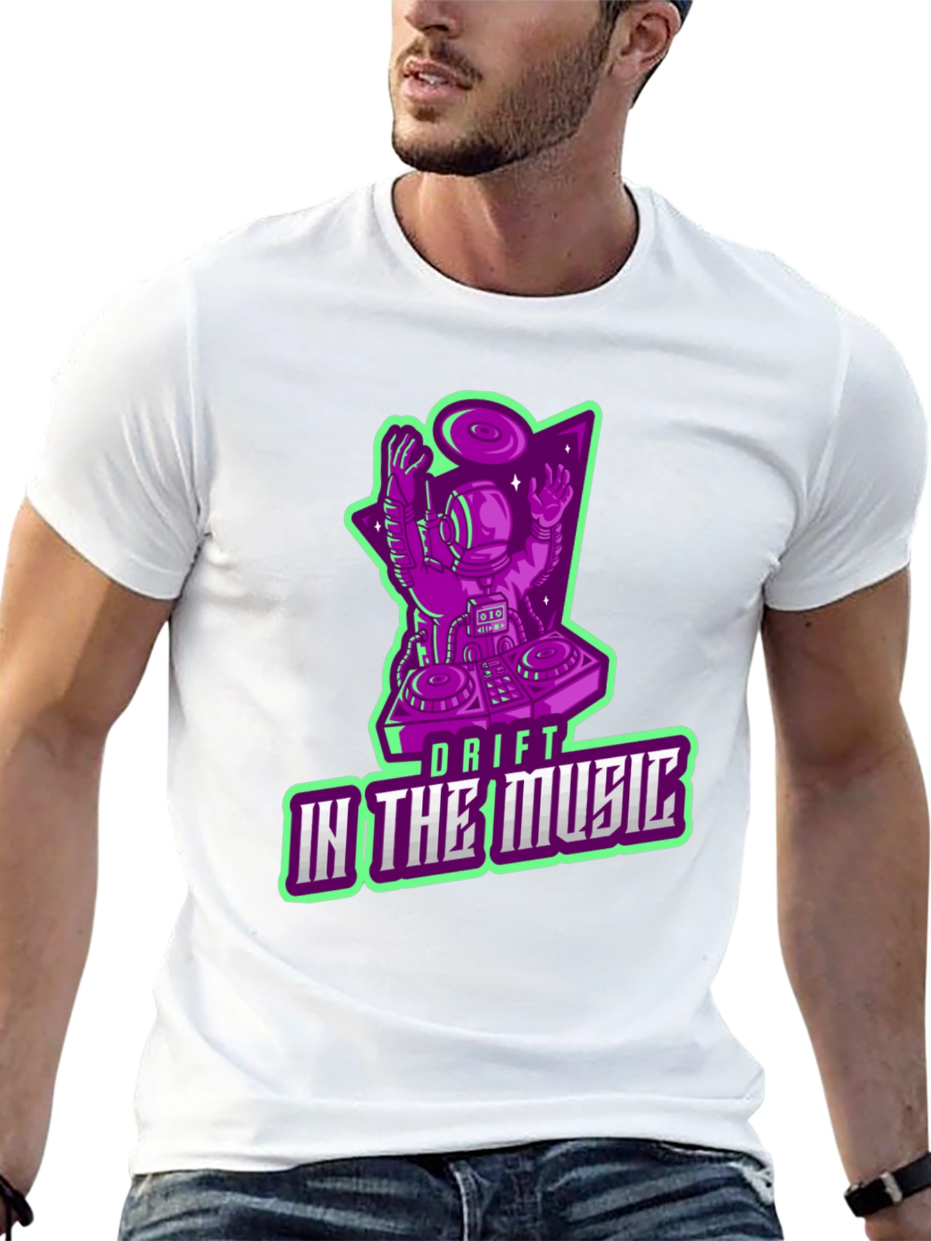Drift In The Music Graphic T-Shirt