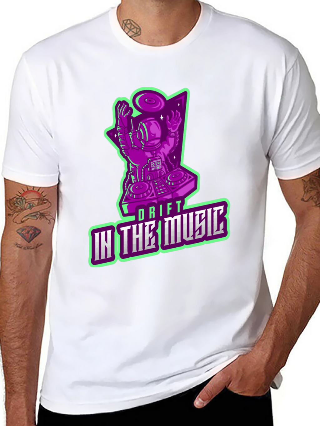 Drift In The Music Graphic T-Shirt