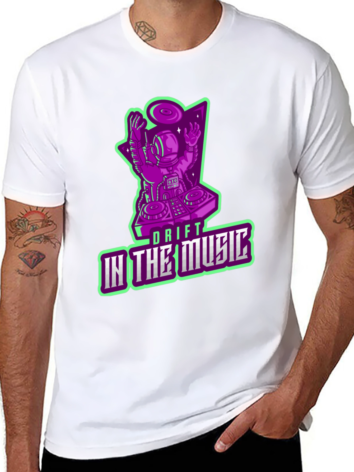 Drift In The Music Graphic T-Shirt