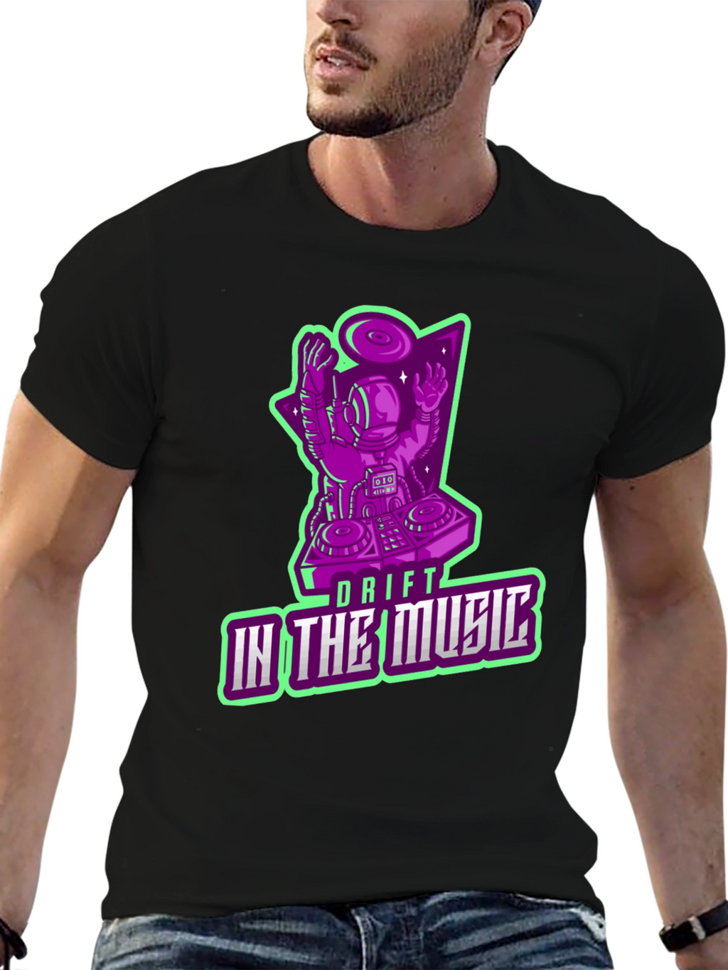 Drift In The Music Graphic T-Shirt