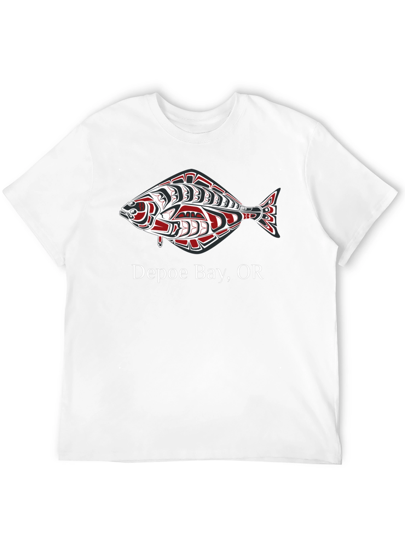 Depoe Bay Oregon Fish Graphic Tee