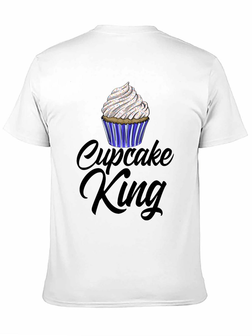 Cupcake King Graphic T-Shirt - Black