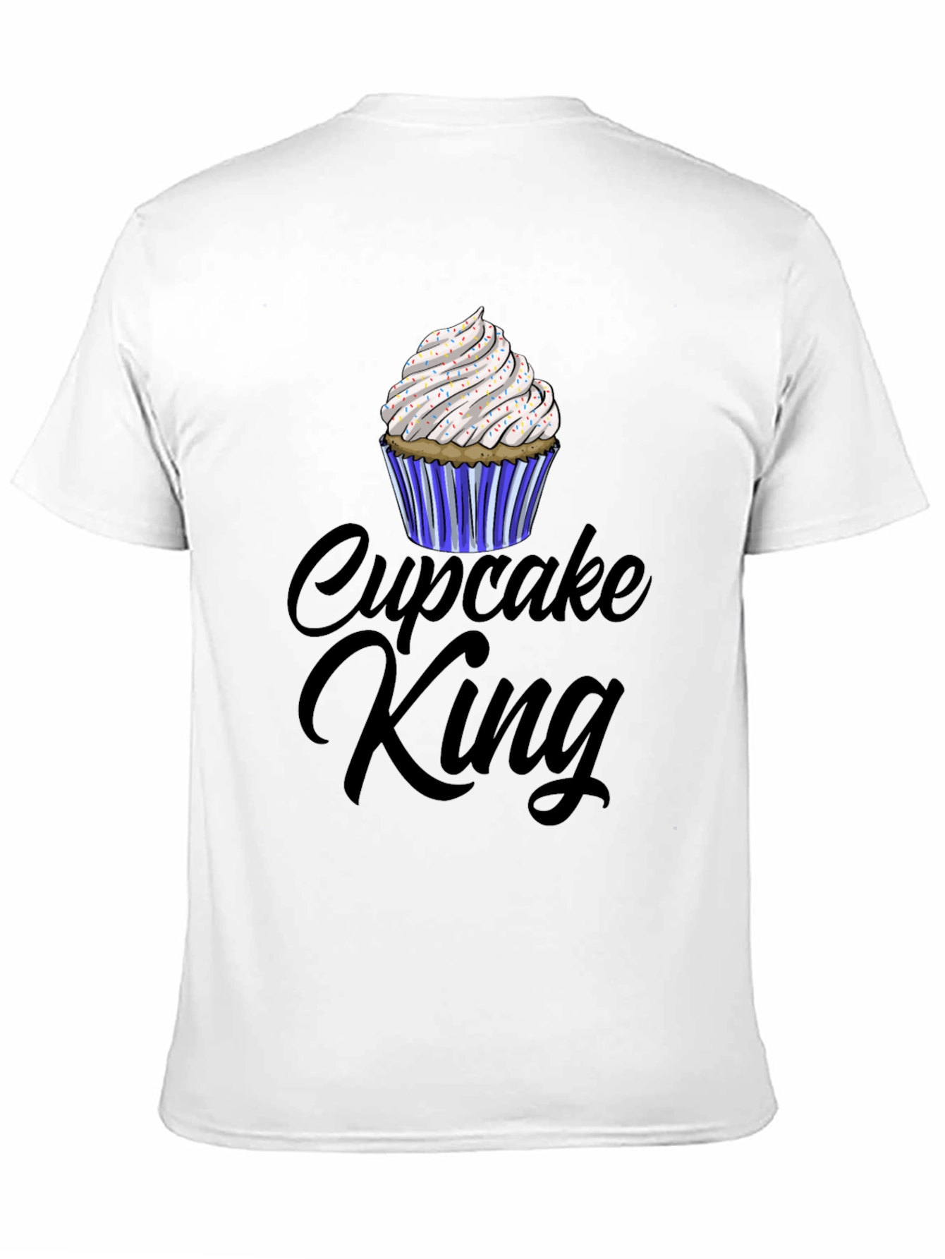 Cupcake King Graphic T-Shirt - Black