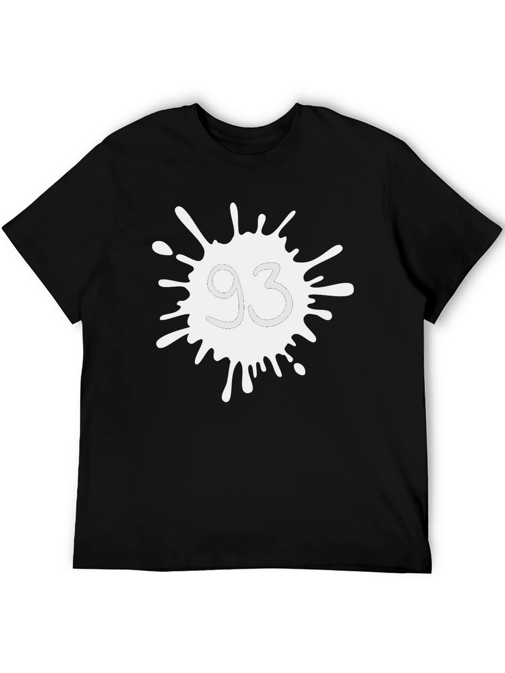 Abstract 93 Design Black Tee