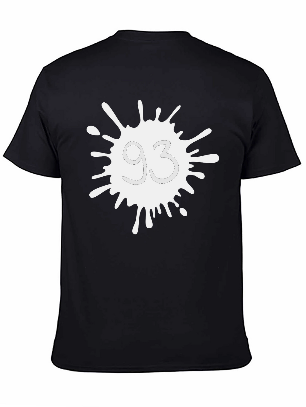 Abstract 93 Design Black Tee