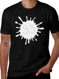 Abstract 93 Design Black Tee