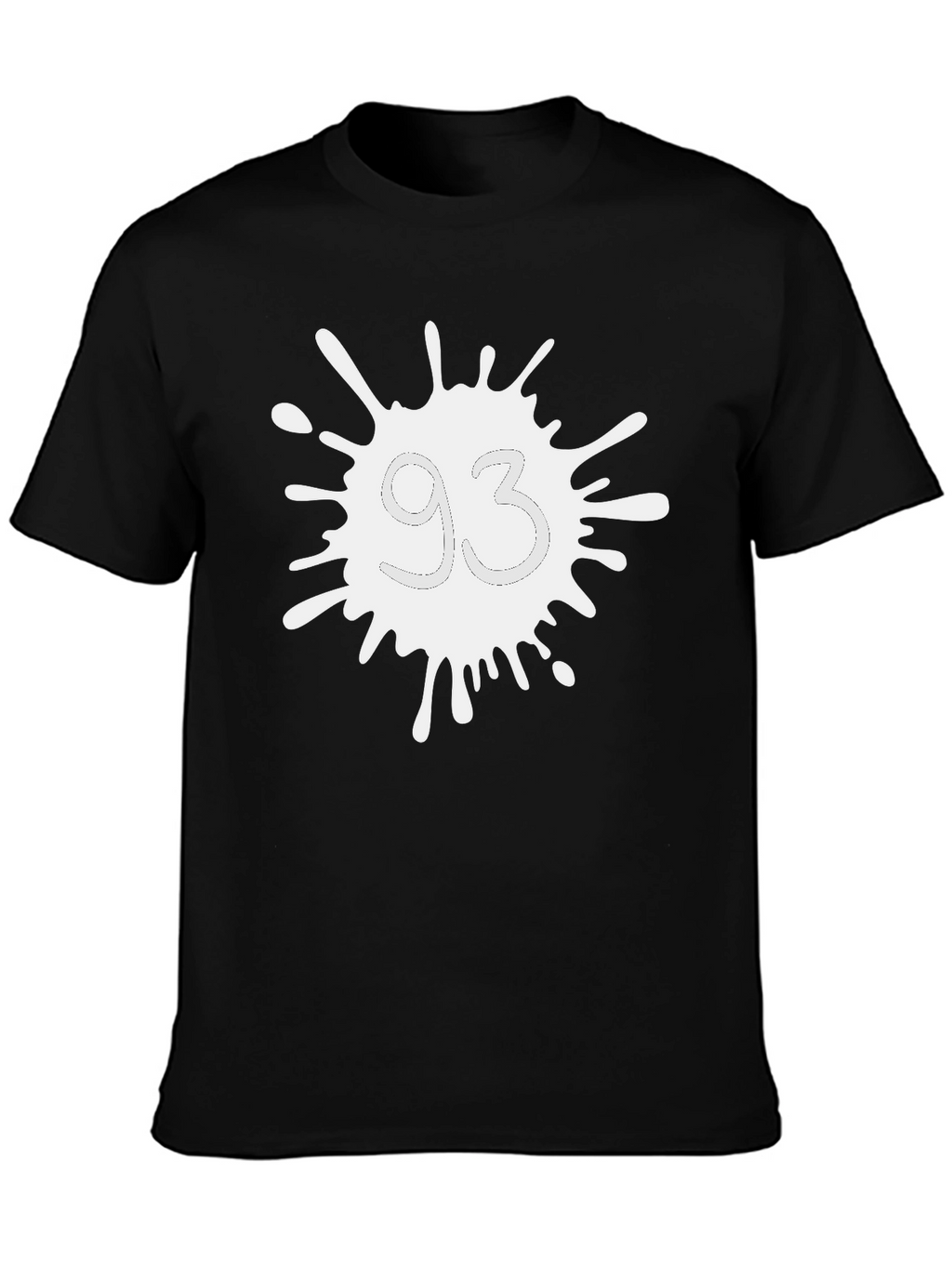 Abstract 93 Design Black Tee