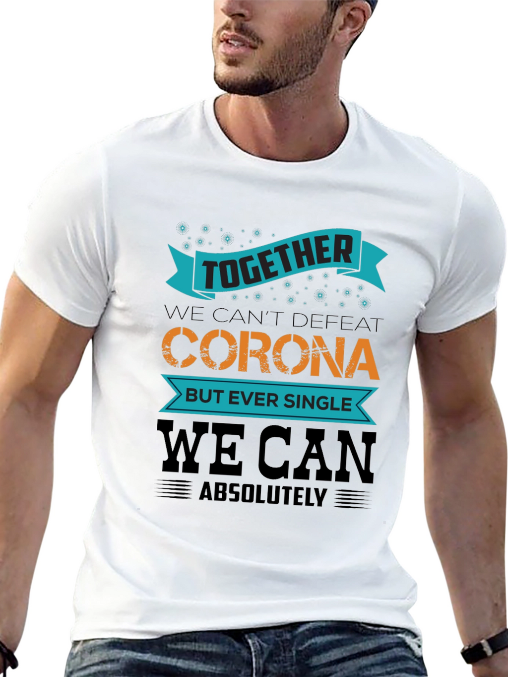 Together We Can Black T-Shirt