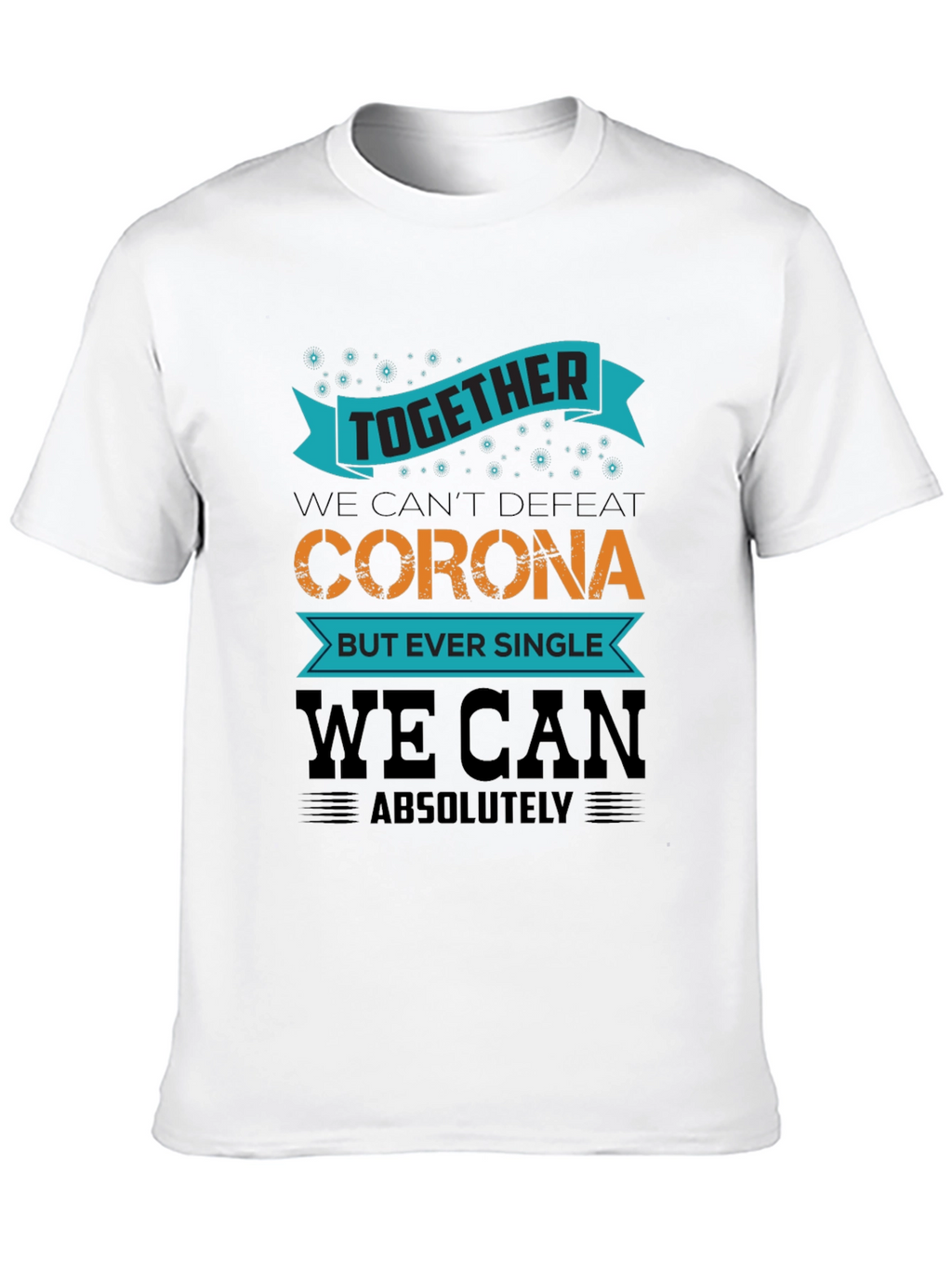 Together We Can Black T-Shirt
