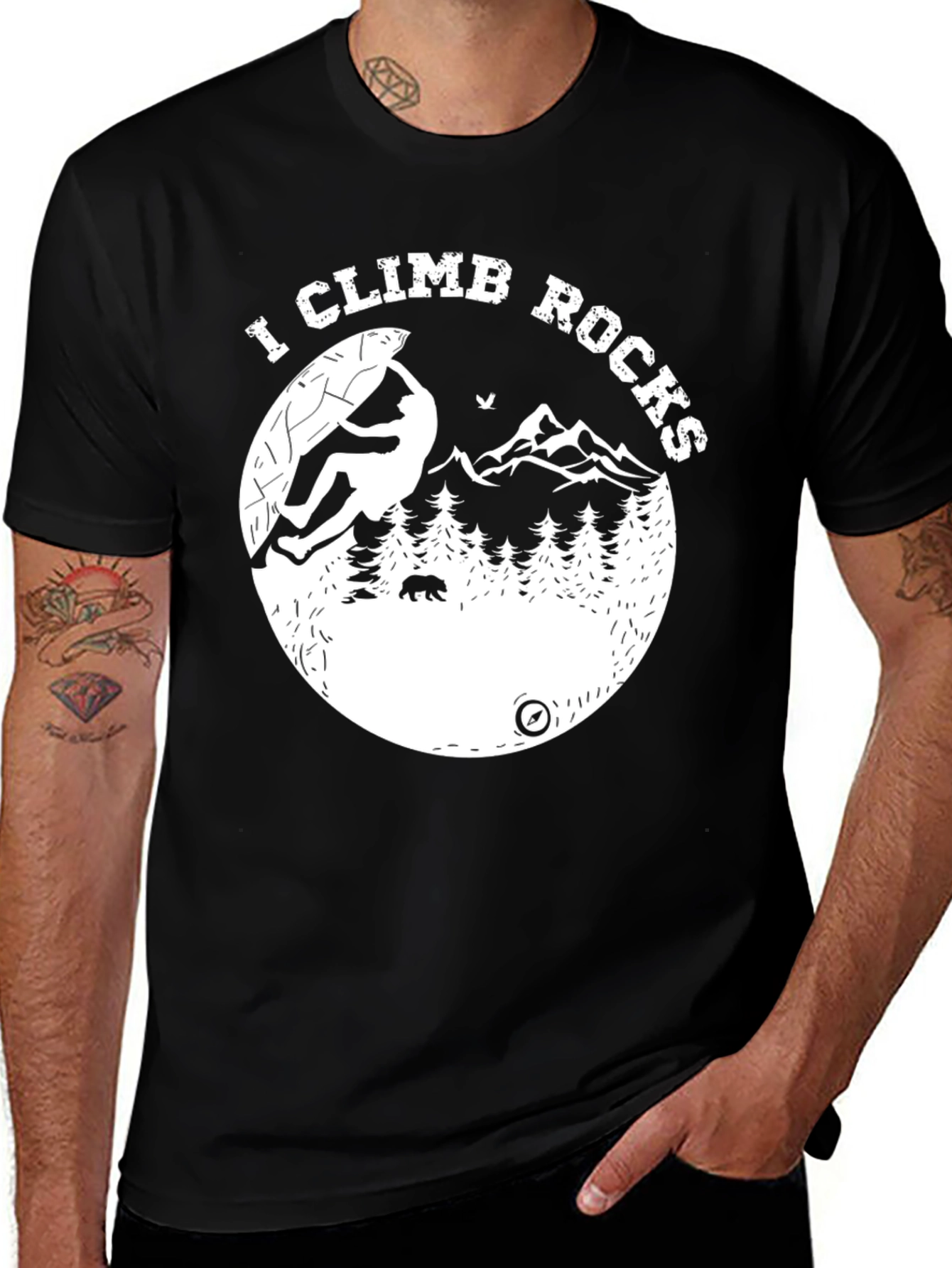 I Climb Rocks T-Shirt - Mountain Adventure Tee
