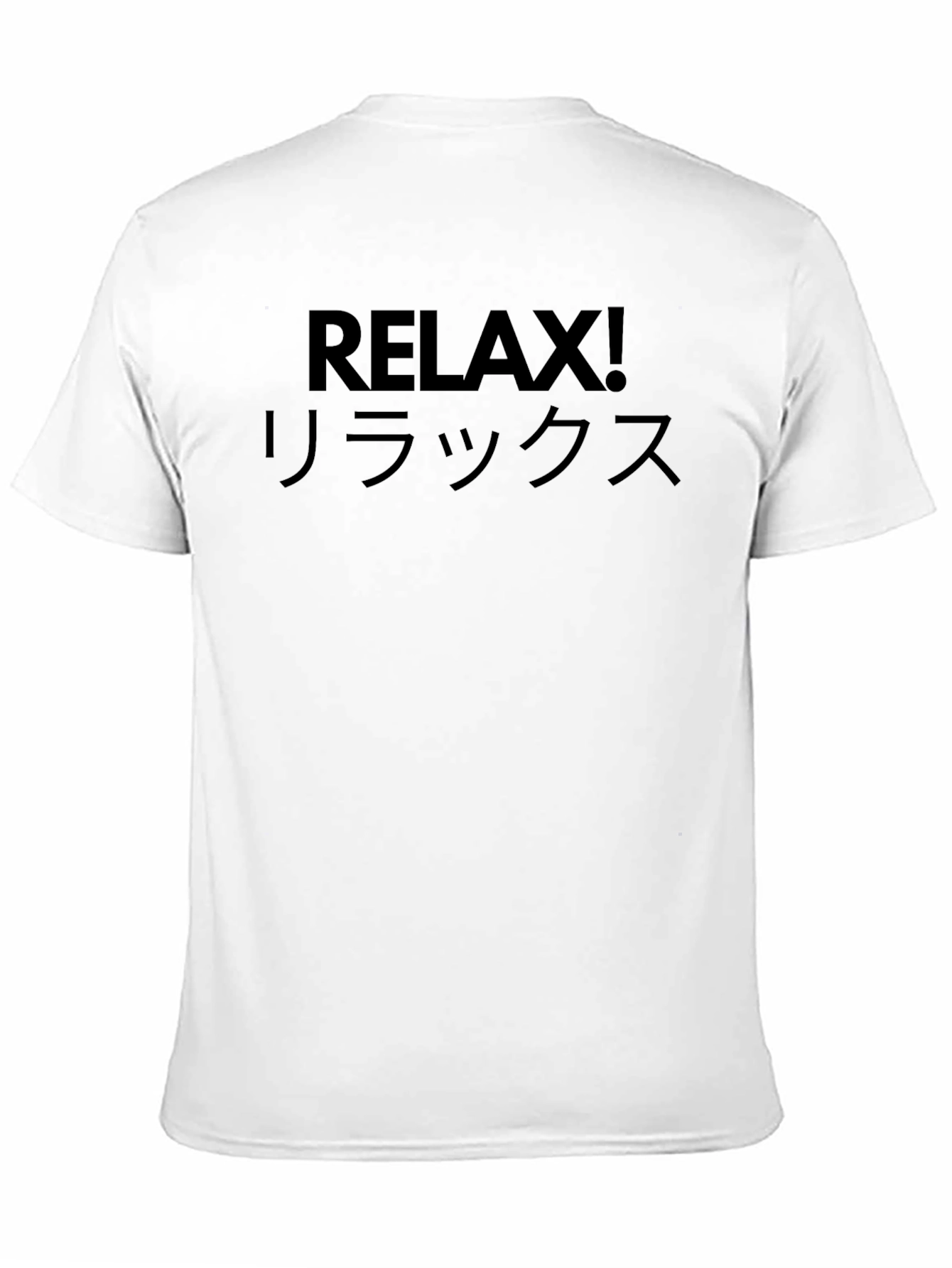 Relax! Graphic Tee - Japanese Style Comfort