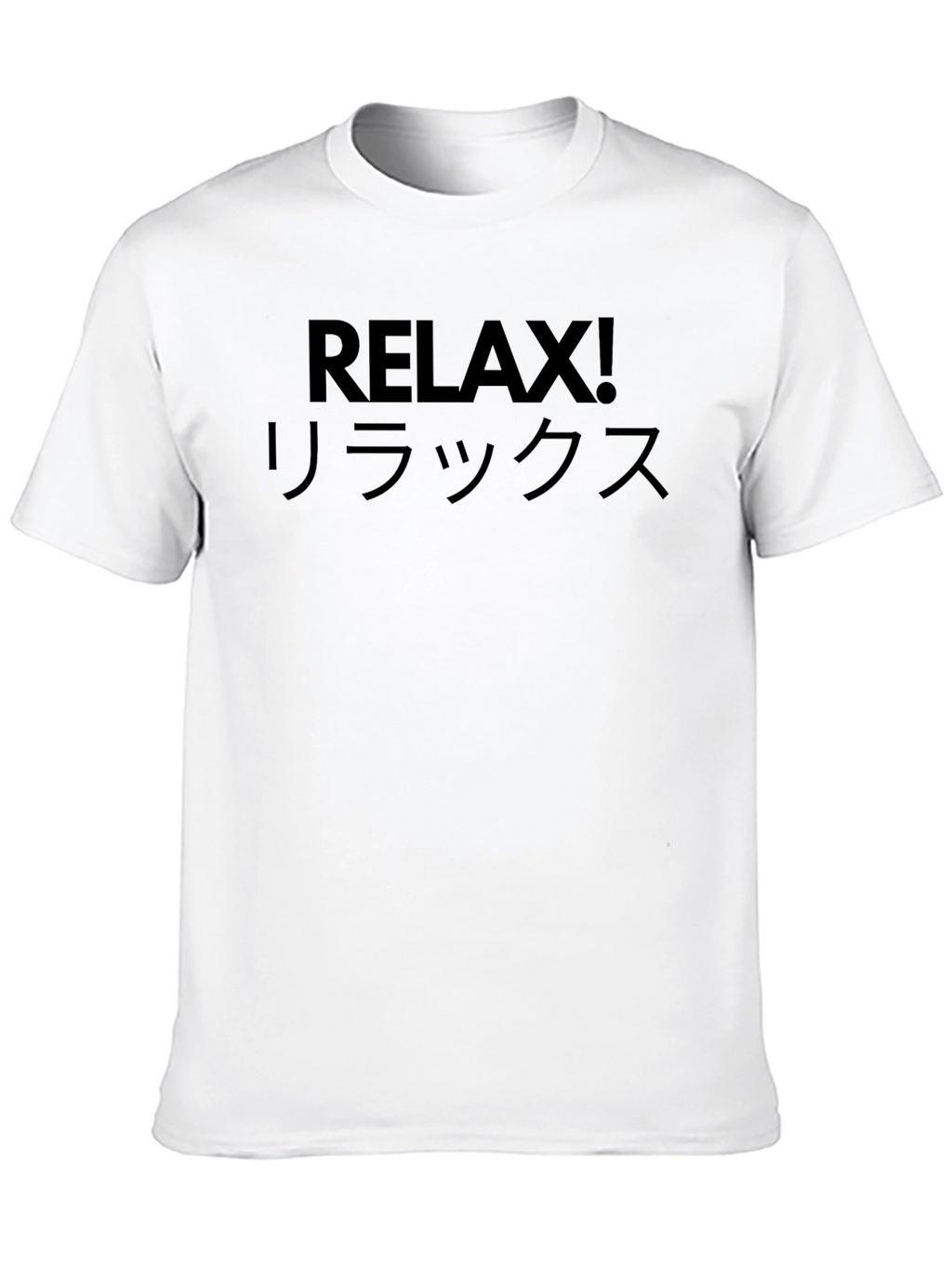 Relax! Graphic Tee - Japanese Style Comfort