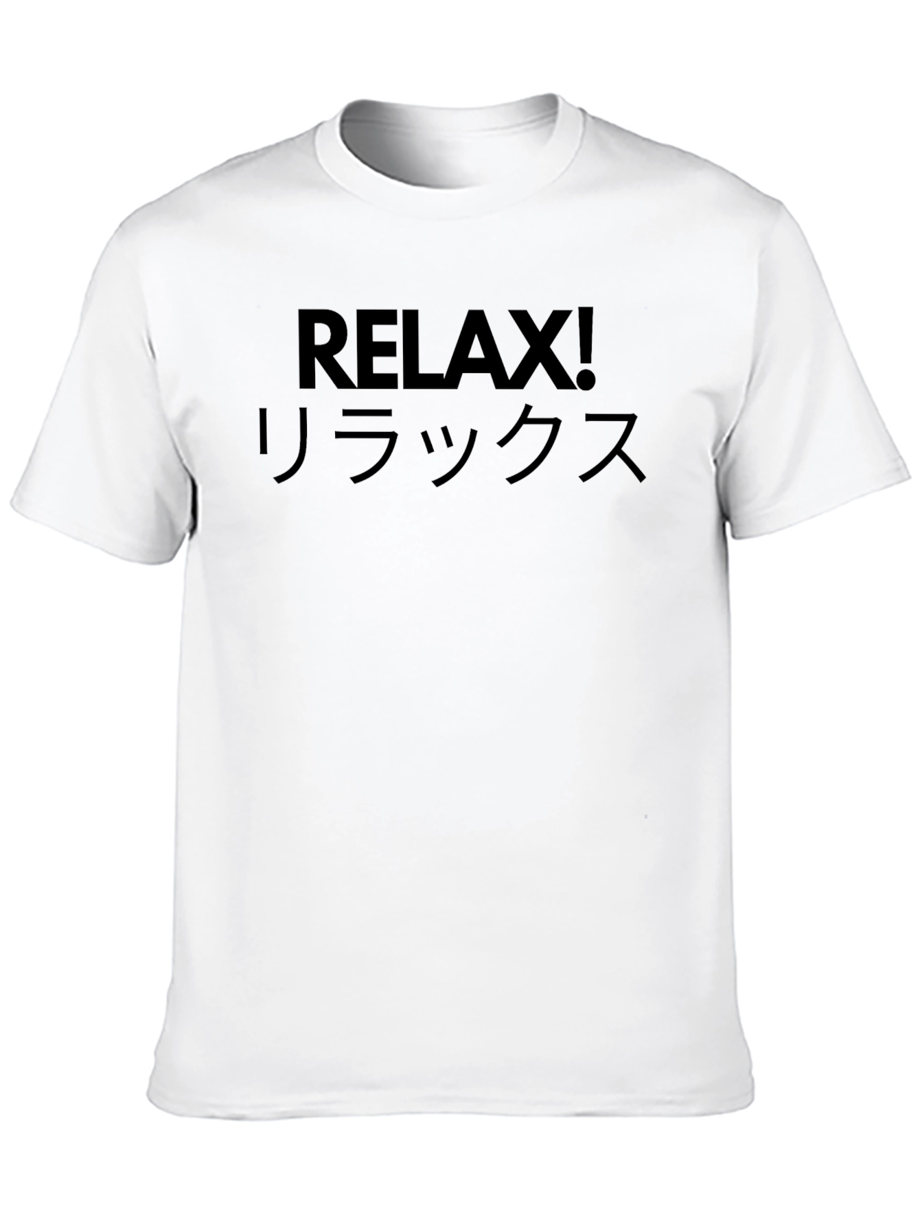 Relax! Graphic Tee - Japanese Style Comfort