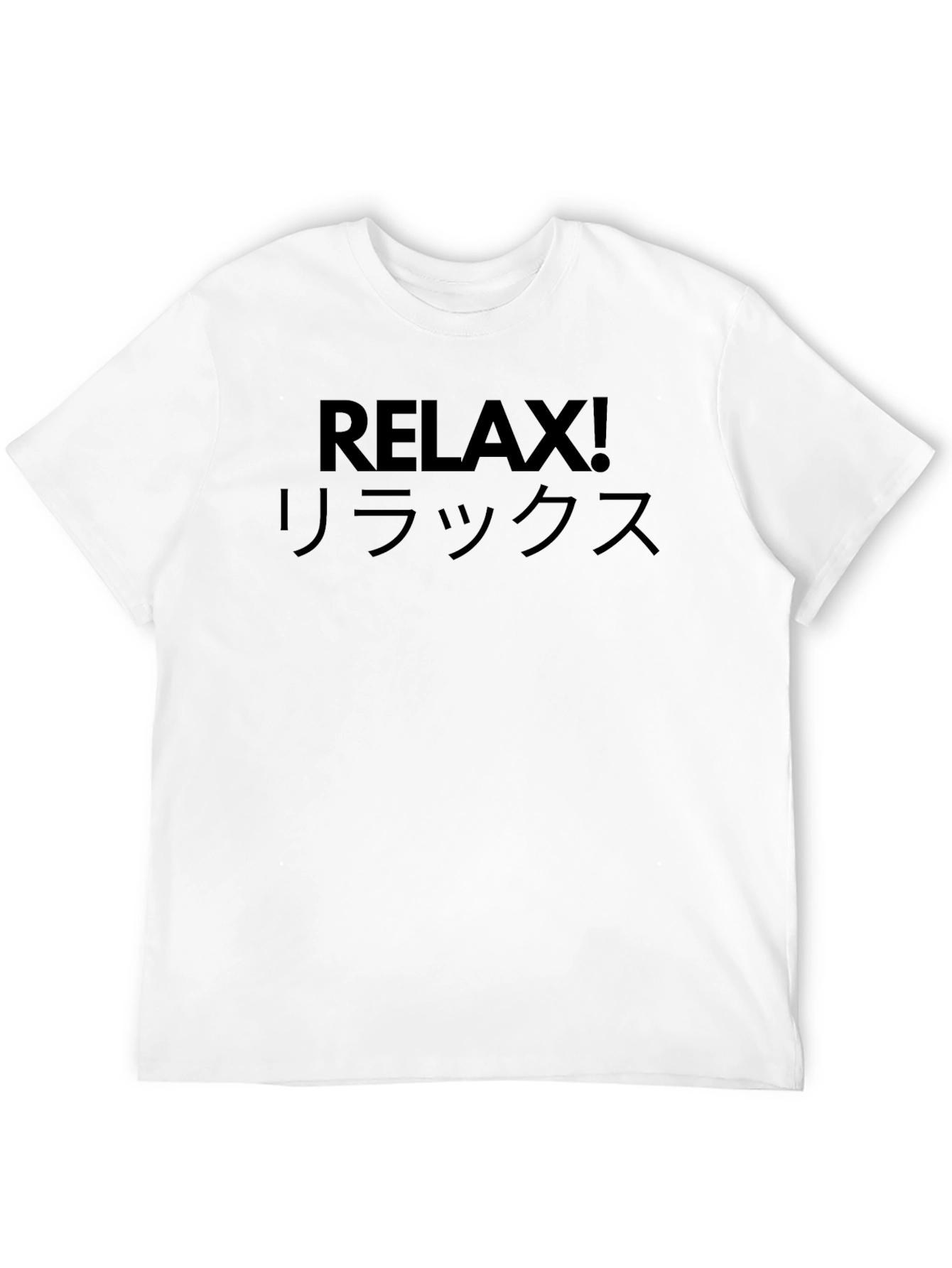 Relax! Graphic Tee - Japanese Style Comfort