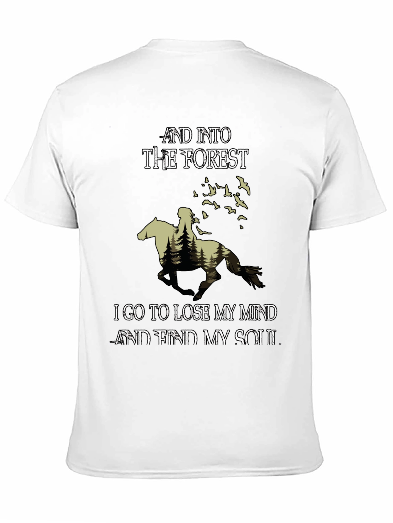 Forest Escape Graphic Tee - Lose Your Mind Find Your Soul