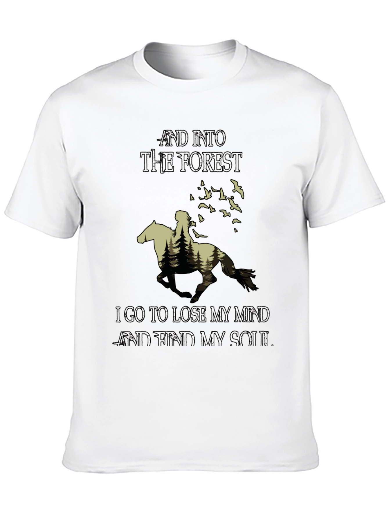 Forest Escape Graphic Tee - Lose Your Mind Find Your Soul