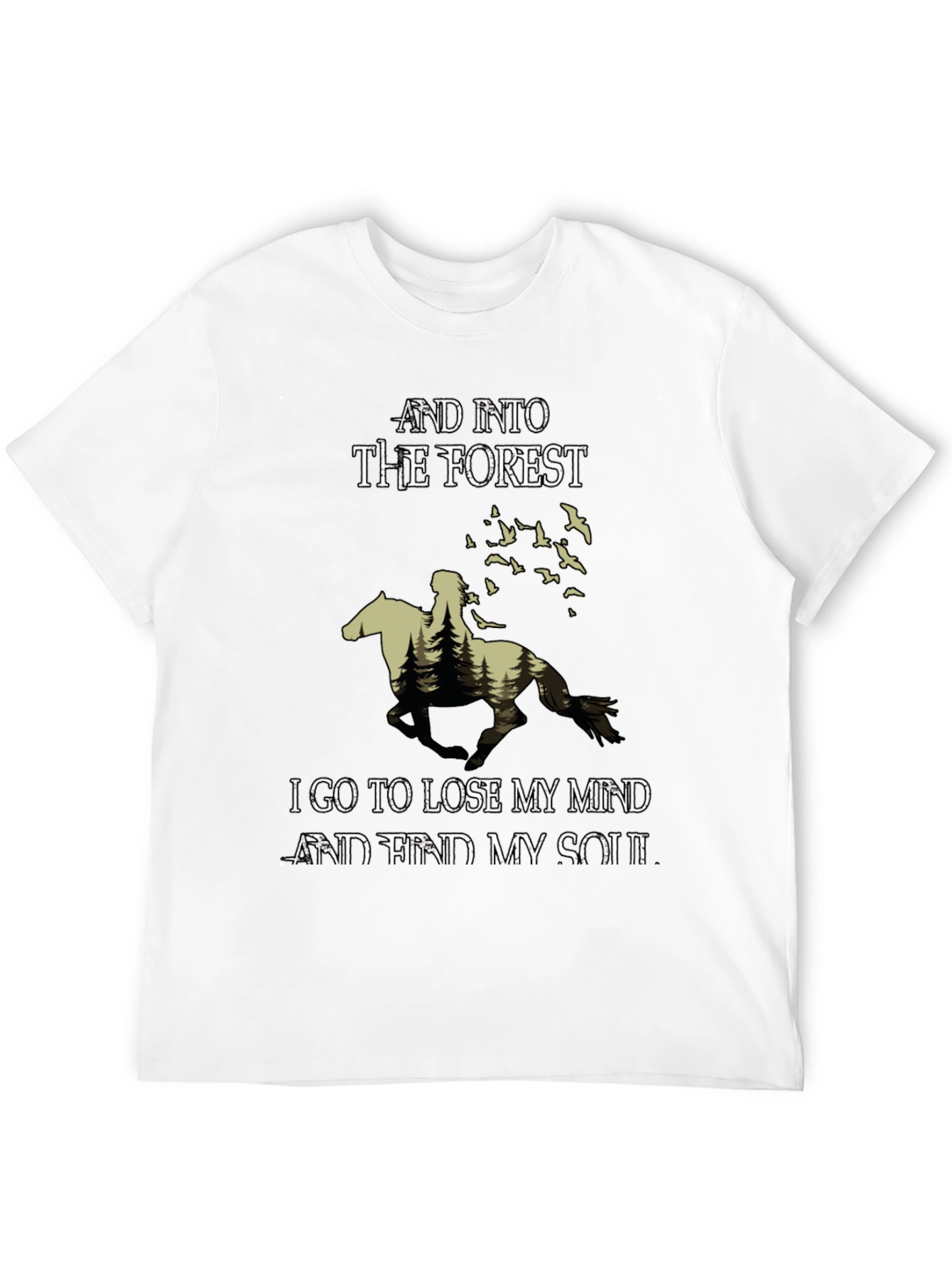 Forest Escape Graphic Tee - Lose Your Mind Find Your Soul
