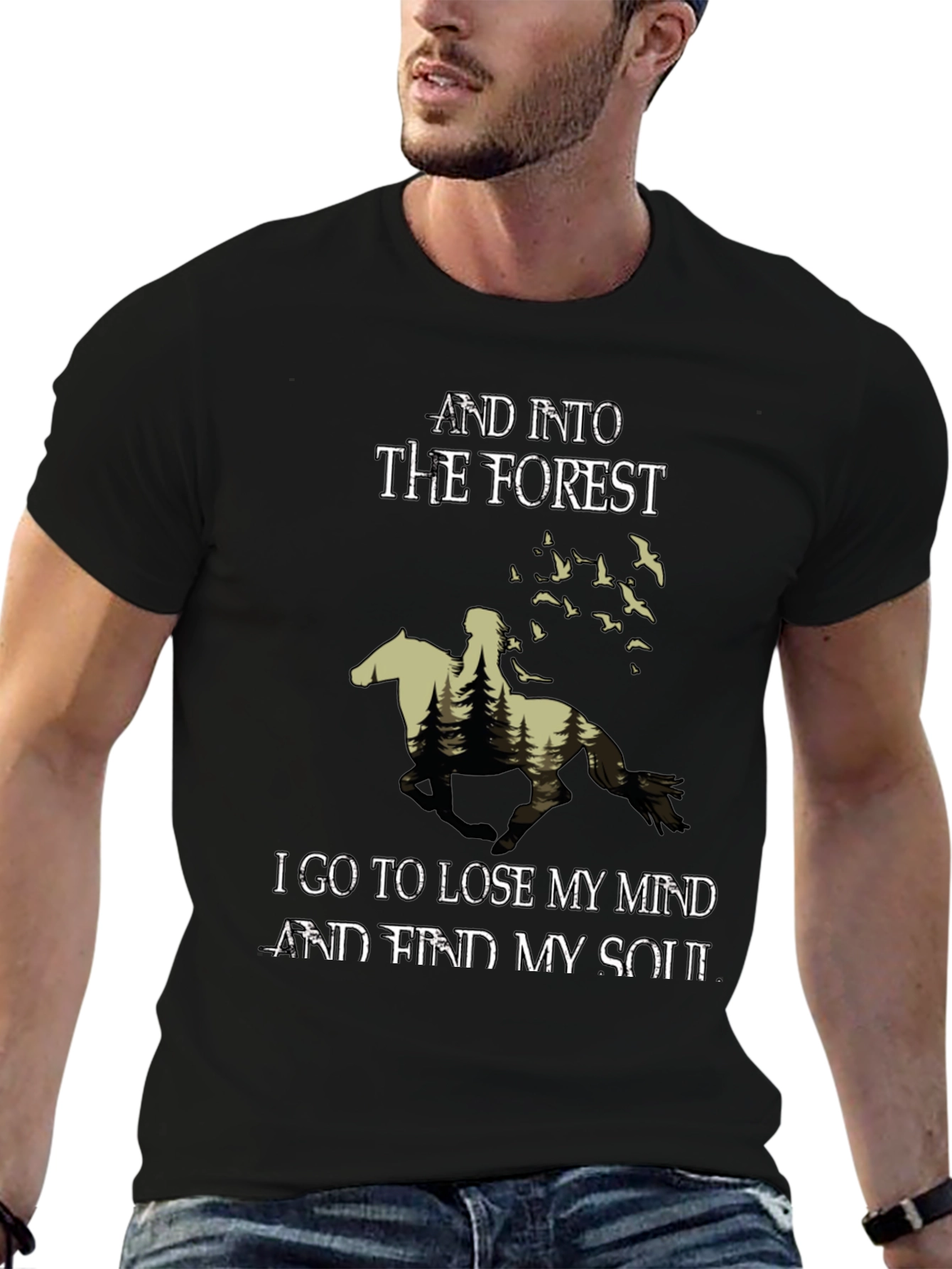 Forest Escape Graphic Tee - Lose Your Mind Find Your Soul