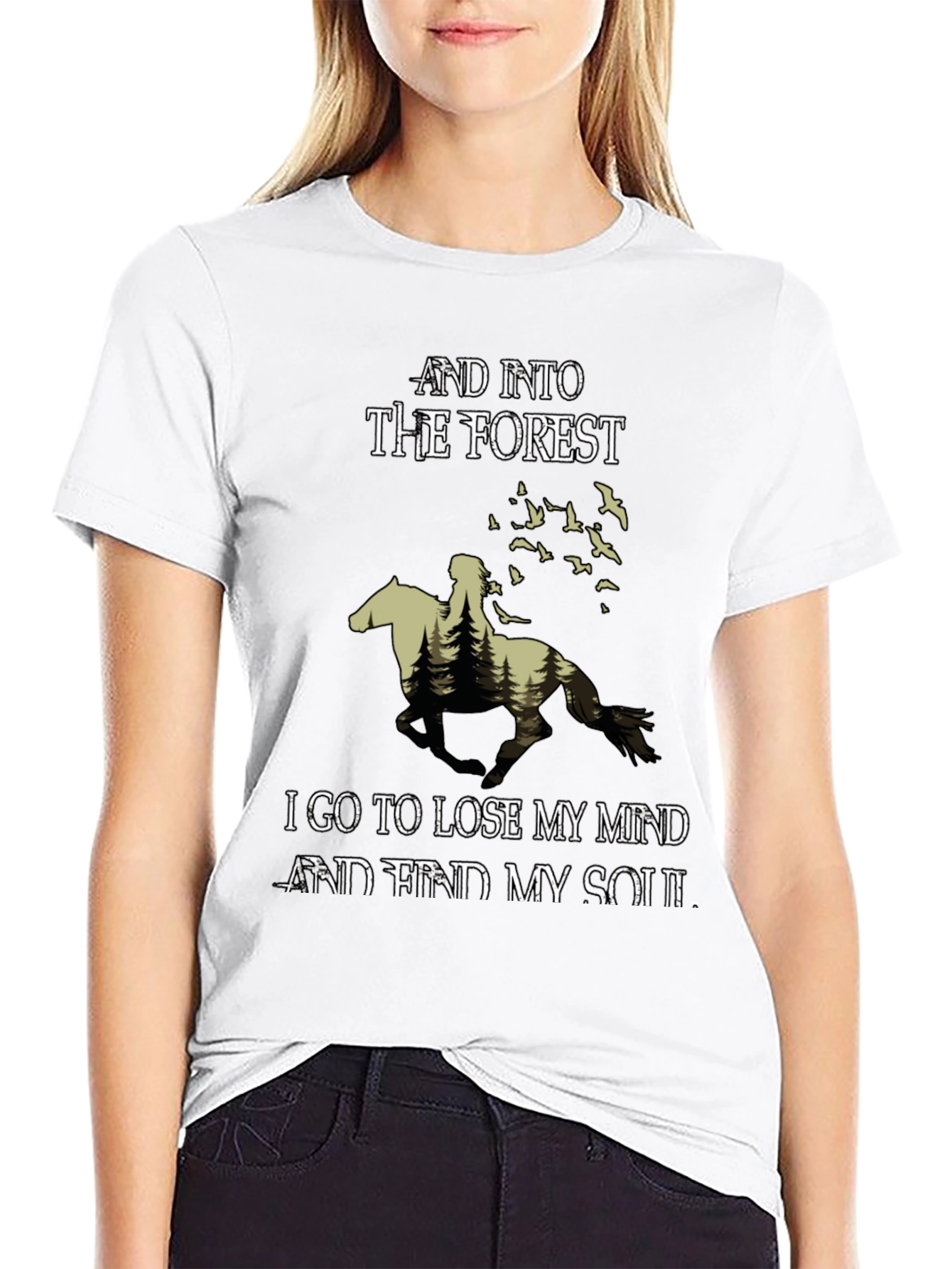 Forest Escape Graphic Tee - Lose Your Mind Find Your Soul
