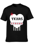 Texas Strong Heart Graphic T-Shirt