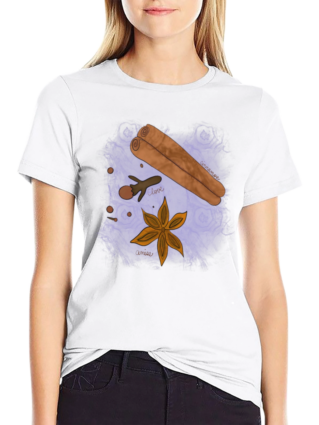 Spice Design Black T-Shirt