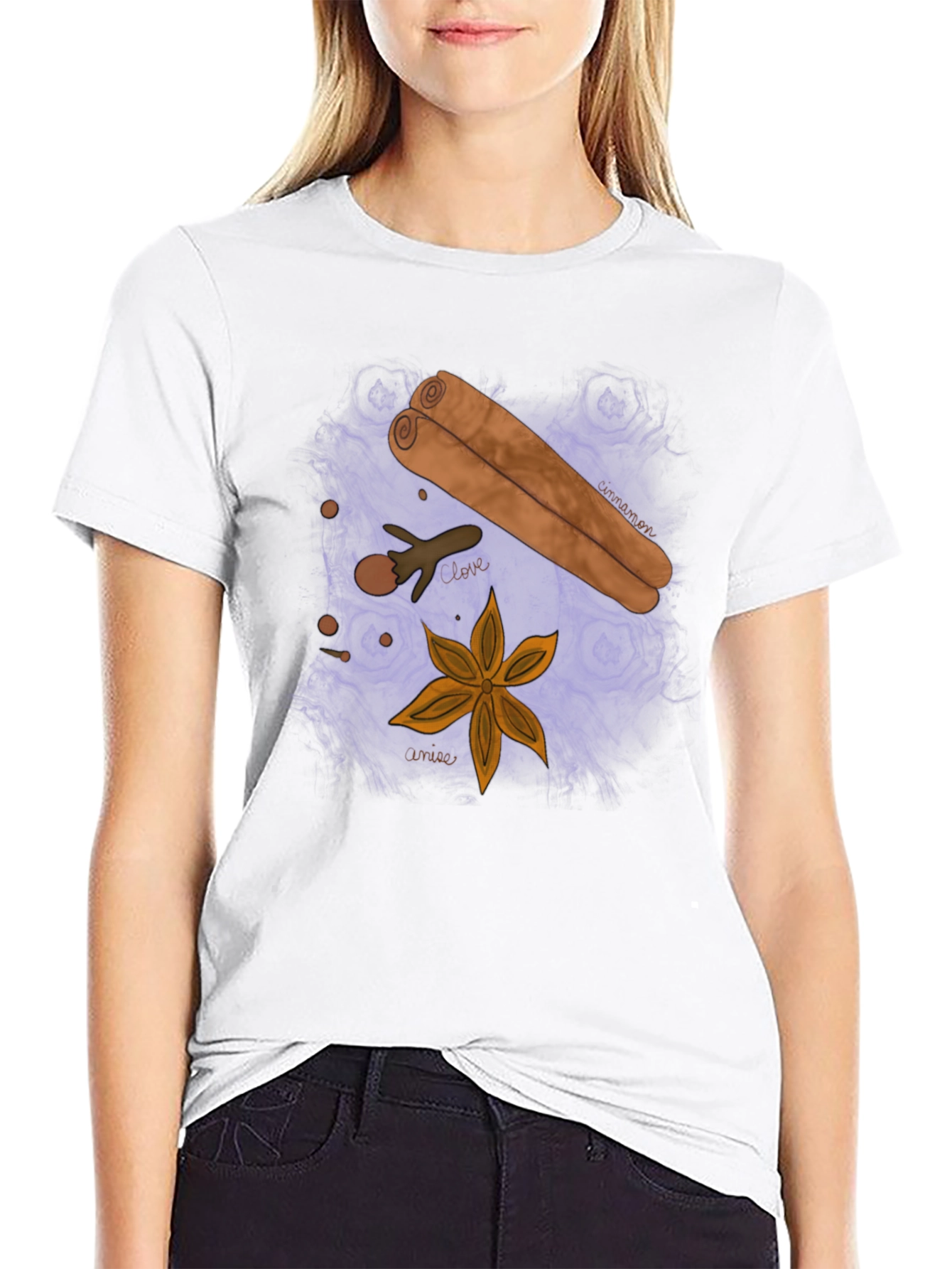 Spice Design Black T-Shirt