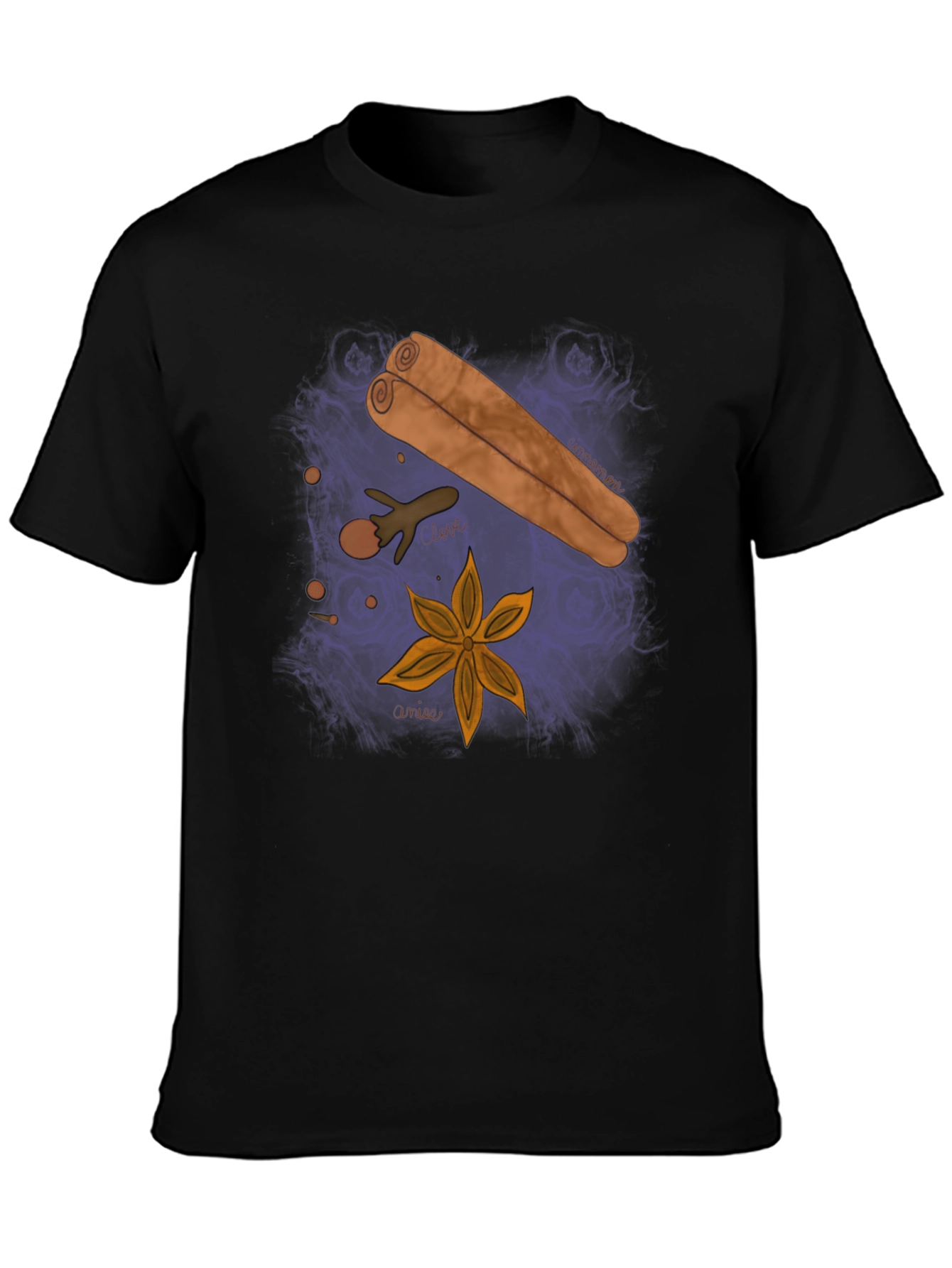 Spice Design Black T-Shirt