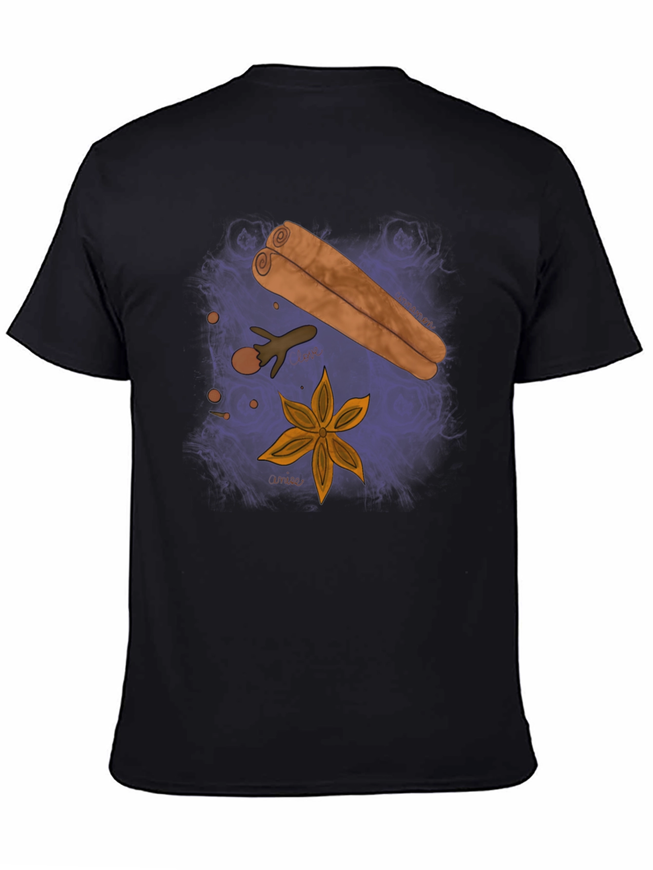 Spice Design Black T-Shirt