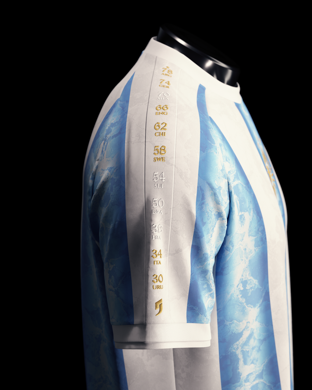 Argentina "Glacier" Jersey (2026WC Edition) - Pre-Order 3 (Mid August)
