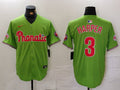Men's Philadelphia Phillies Bryce Harper #3 Green Replica Player Name Jerseys
