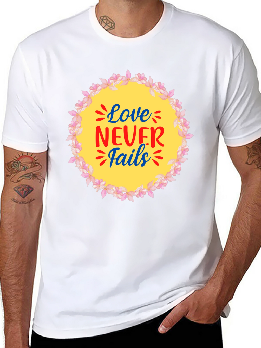 Love Never Fails Graphic T-Shirt